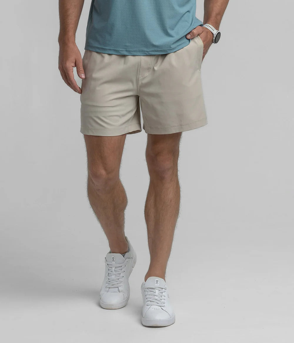 SSCO Everyday Hybrid Short With Belt Loops (5.5" inseam) - Pelican