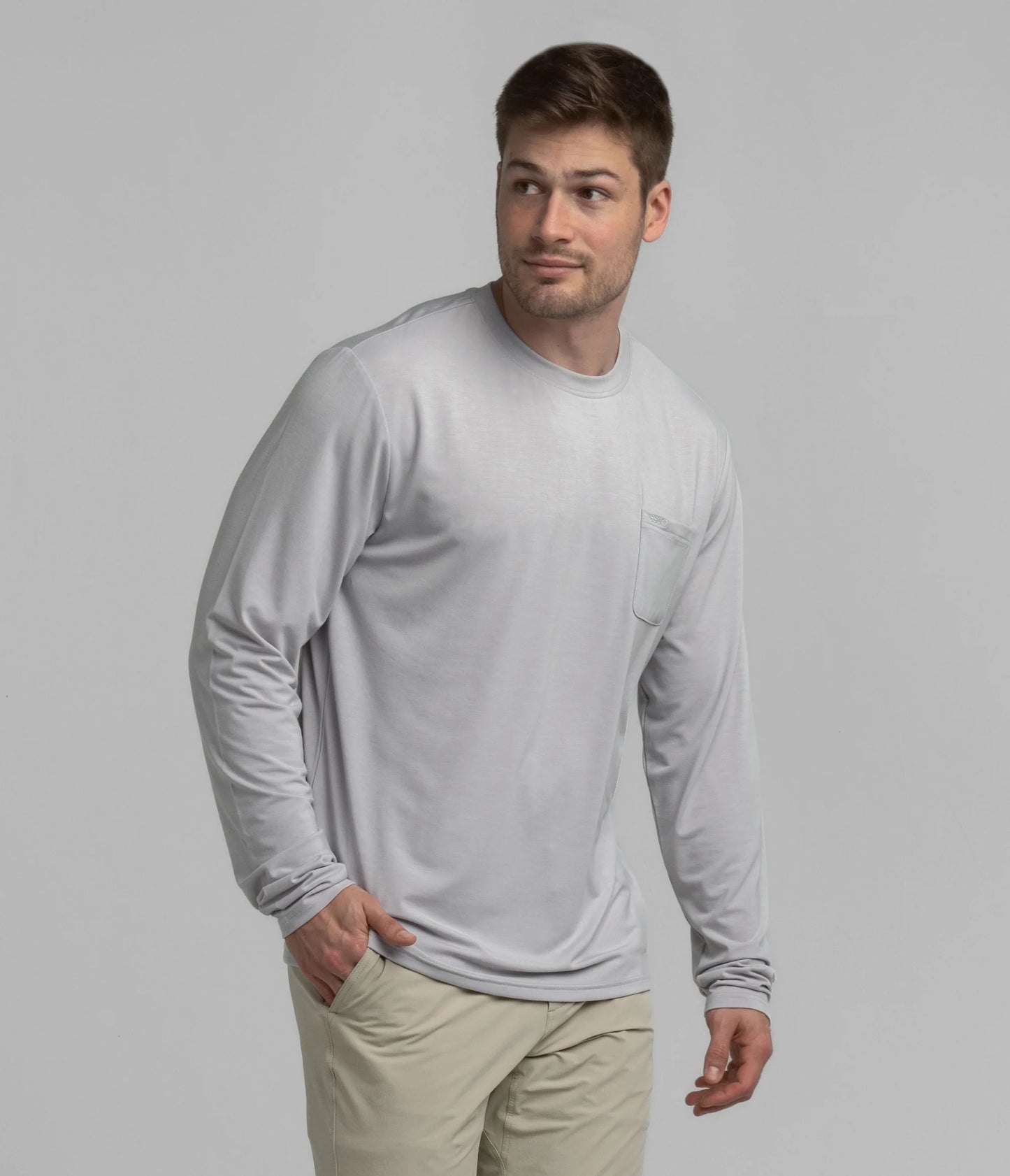 SSCO Max Comfort Pocket Tee L/S - Stone