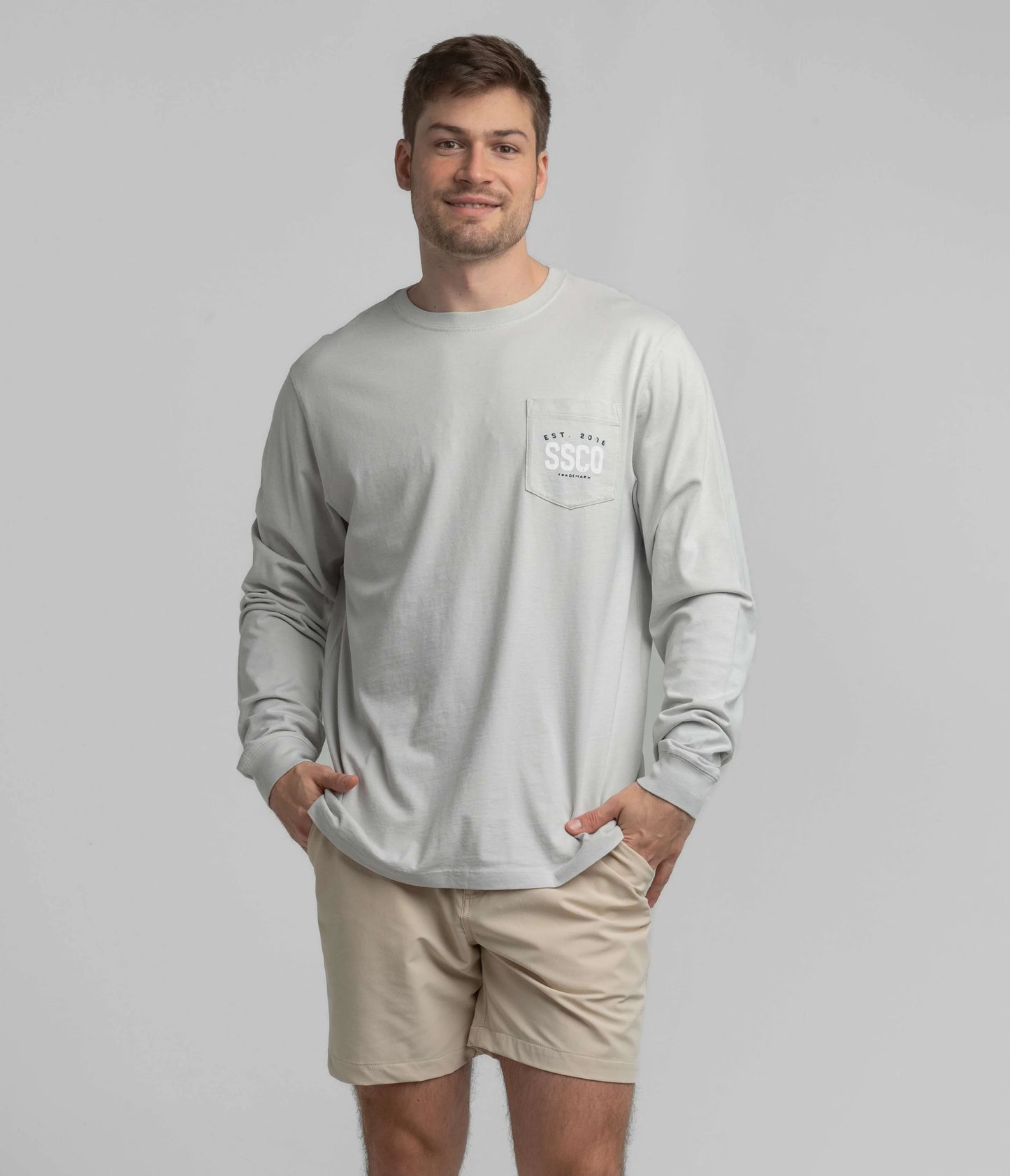 SSCO Winged Pursuit Tee L/S - Oyster