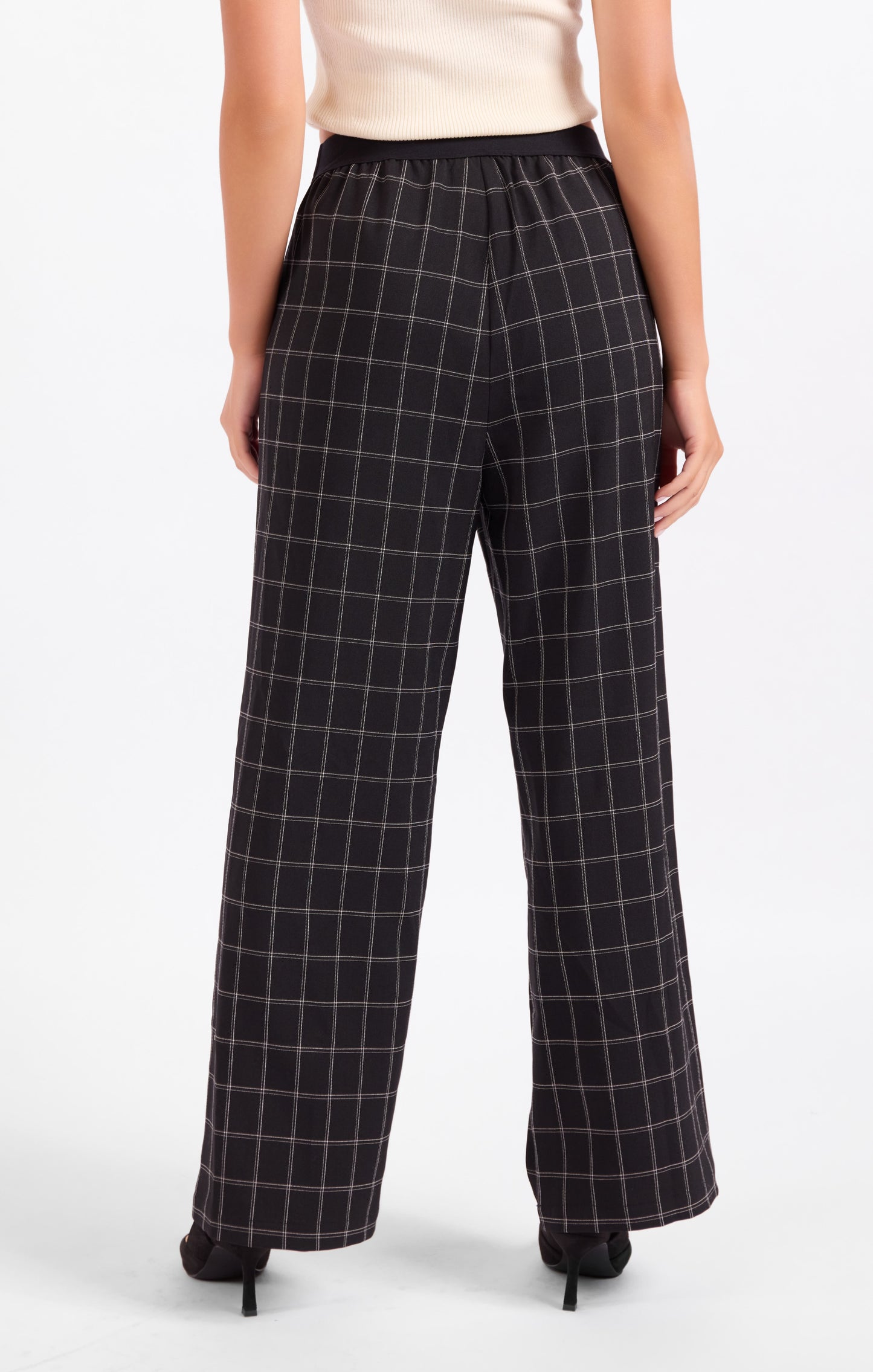 Better Days Pull On Pant - Black/White