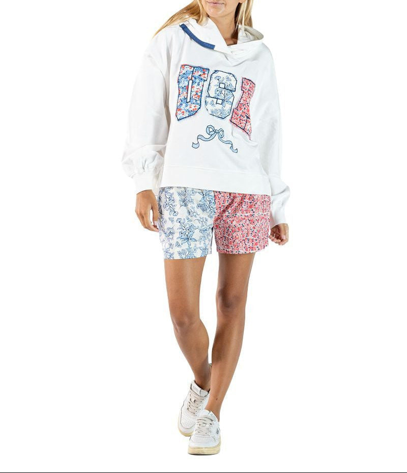 Simply Southern USA Floral Patch Hoodie