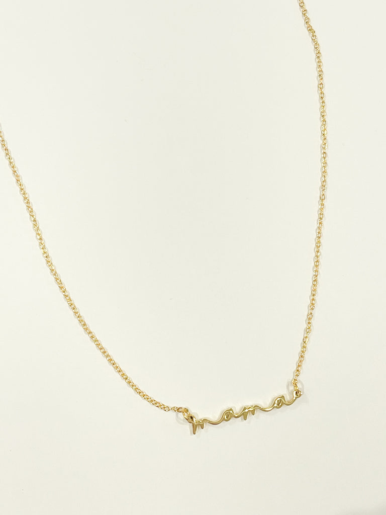 Mama Gold Dainty Necklace