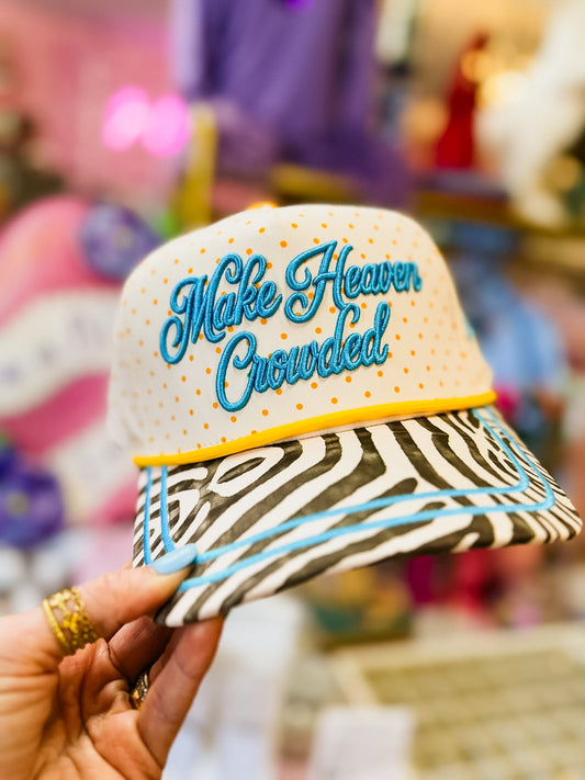Make Heaven Crowded Zebra Hat