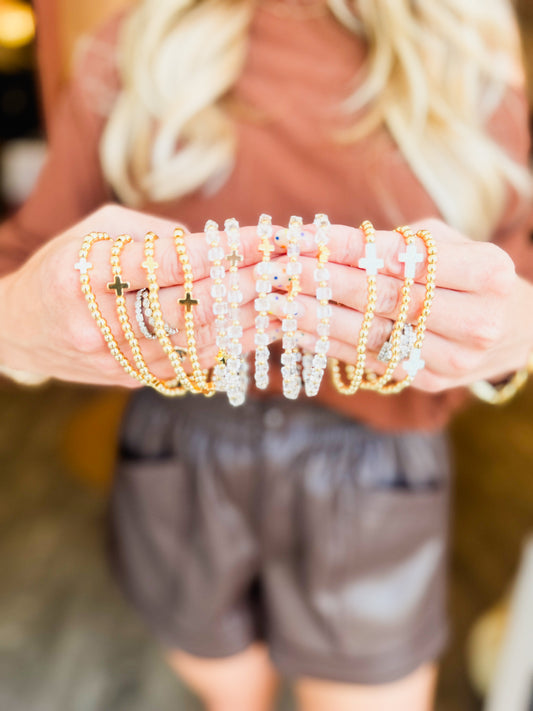 Brave Bella Bead Co. Bracelet - Stretch Bead