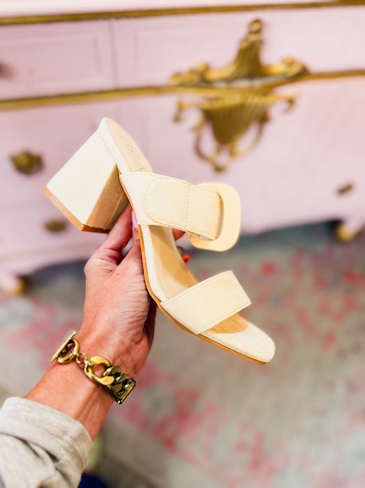 Sally Beach by Matisse Block Heel - Natural