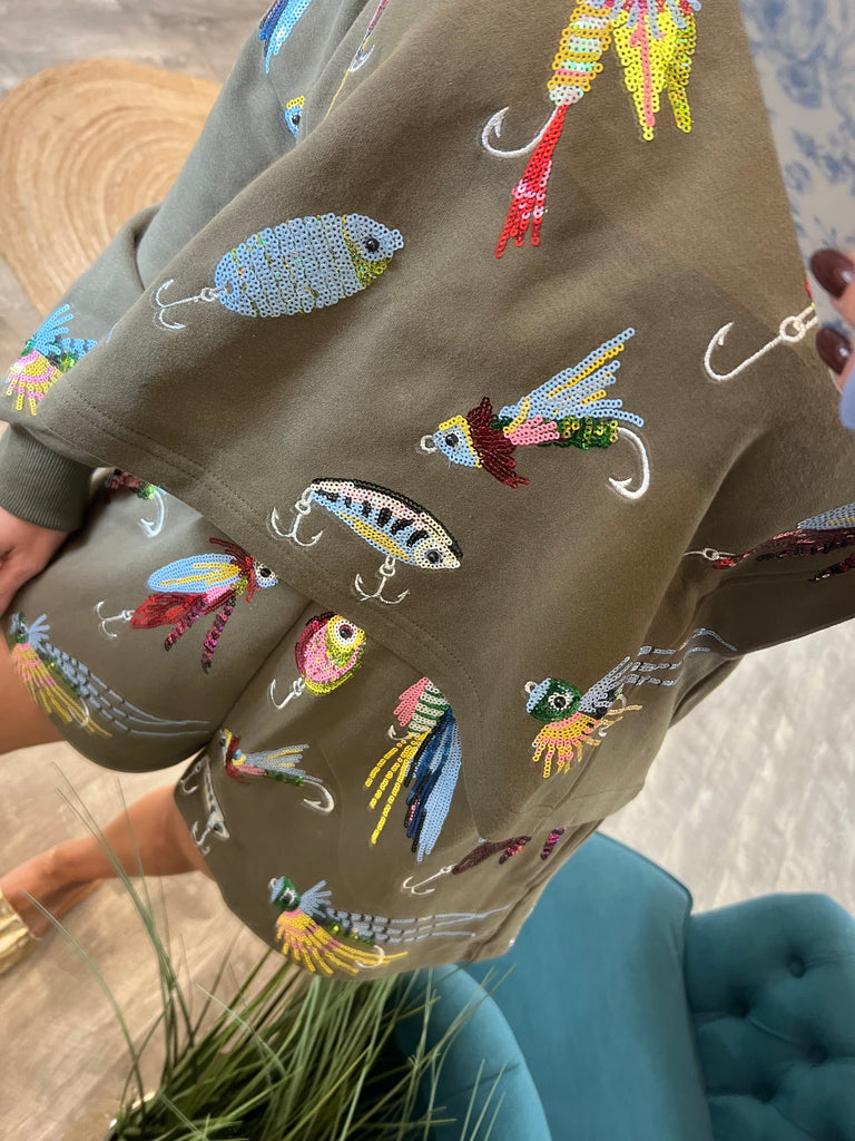 Queen Of Sparkles Fishing Tackle Shorts
