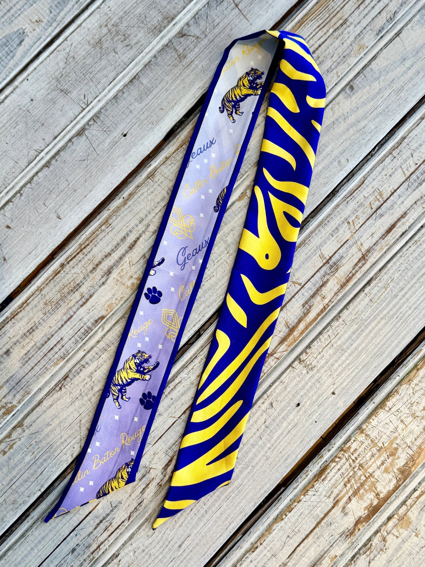 Geaux Silk Twilly Scarf