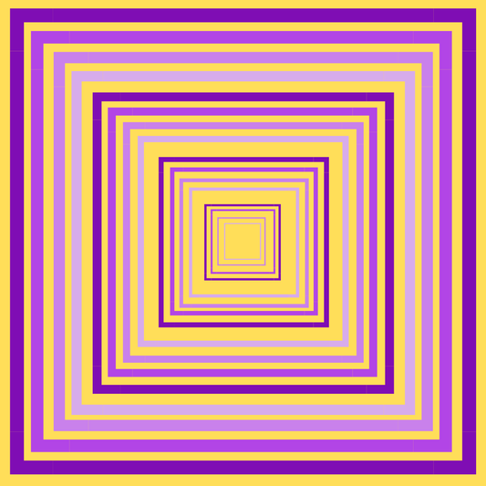 Gameday Bandana Scarf - Stripe Purple/Gold
