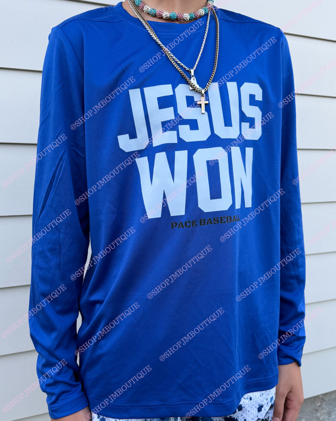 PRE ORDER Design 52 - Youth L/S Tee - True Royal