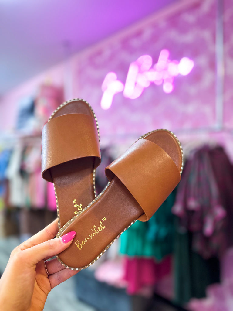 Micah Open Toe Flat Sandal