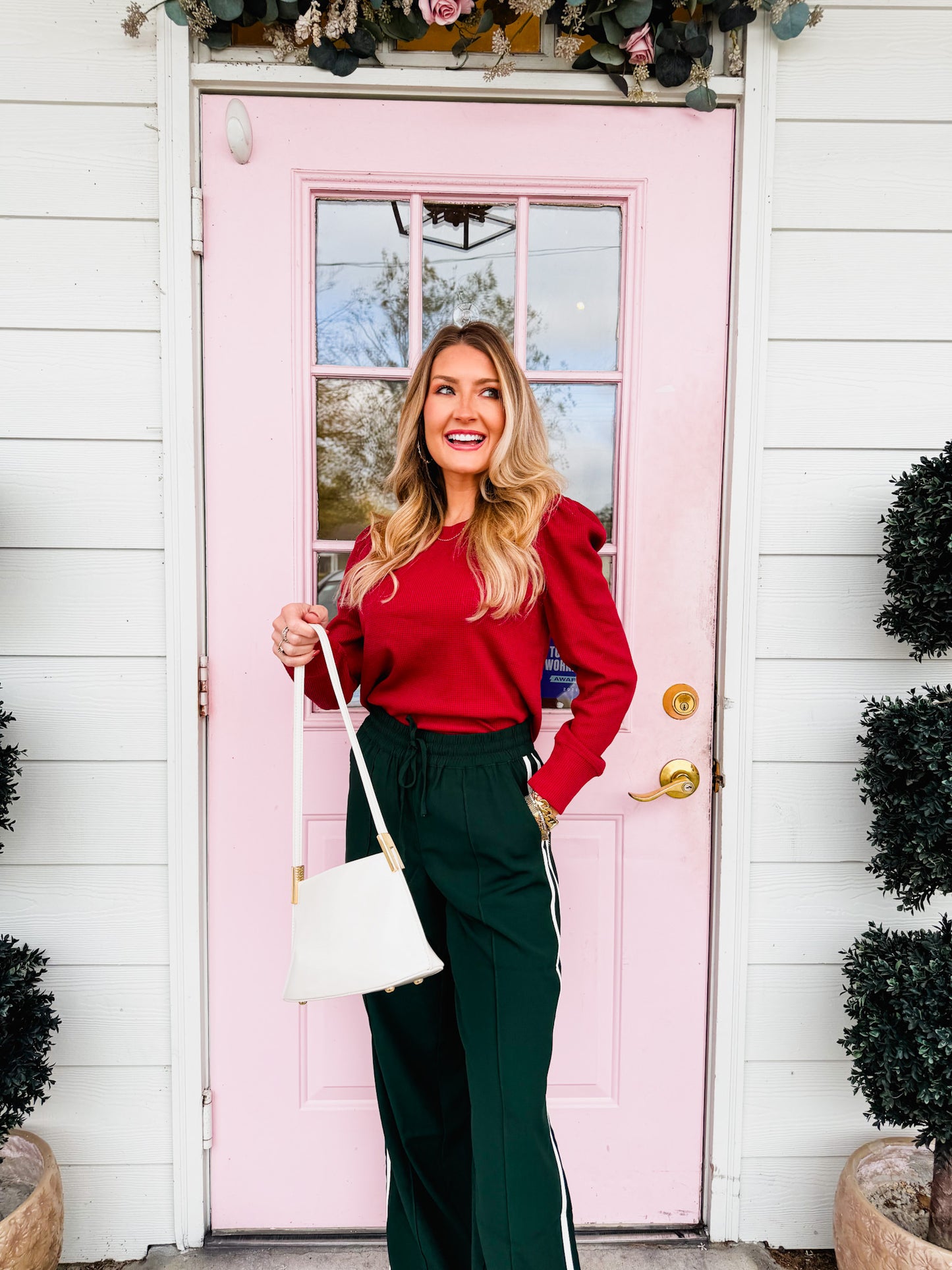 Another Love Dara Top - Red Rose