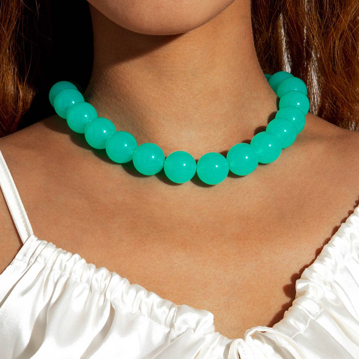 Dopamine Colorful Acrylic Beaded Necklace