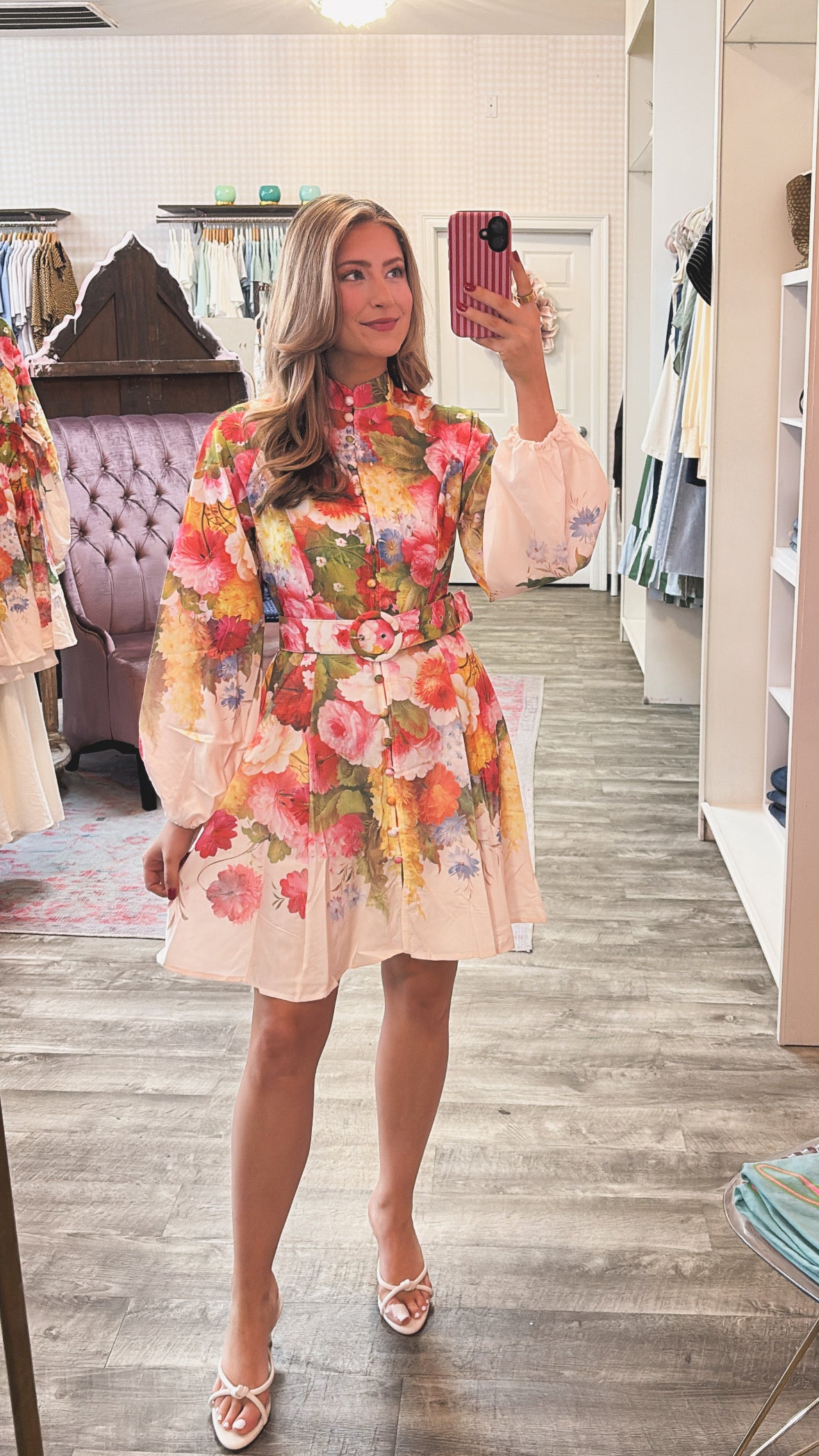 Daydream Floral Button Down Dress - Multi