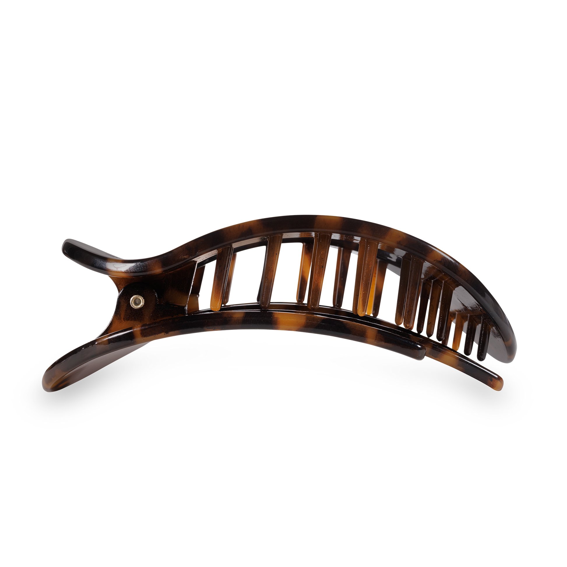 Round Flat Hair Clip | Large | Tortoise