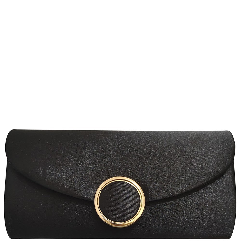 Smooth Ring Texture Clutch Bag