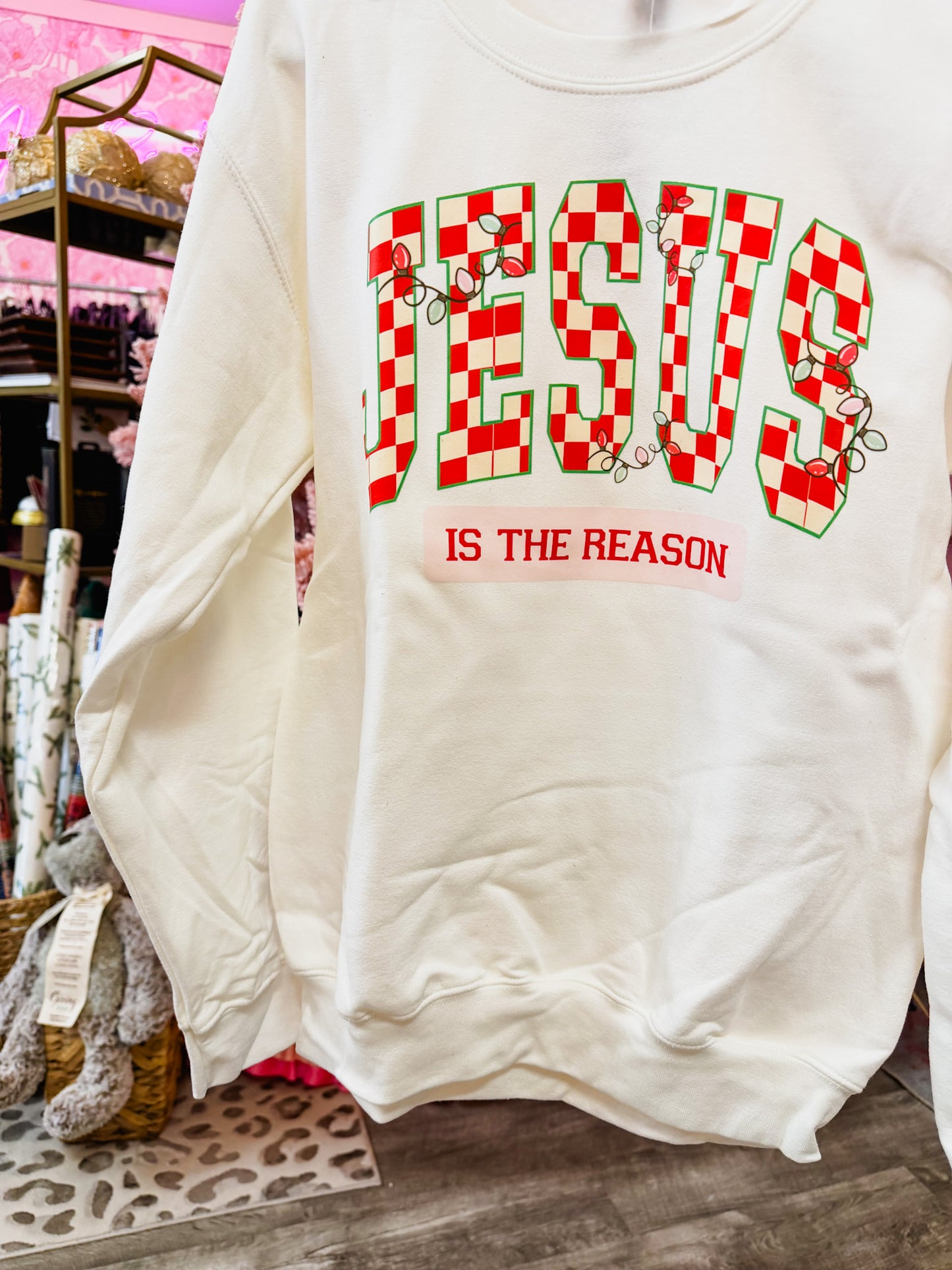 Jesus Is Sweatshirt - White