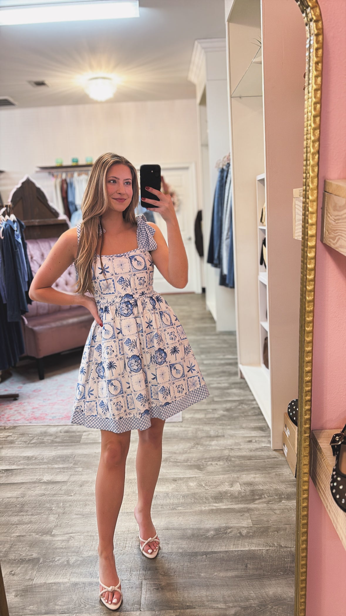 Pleased to Meet Dress - Blue