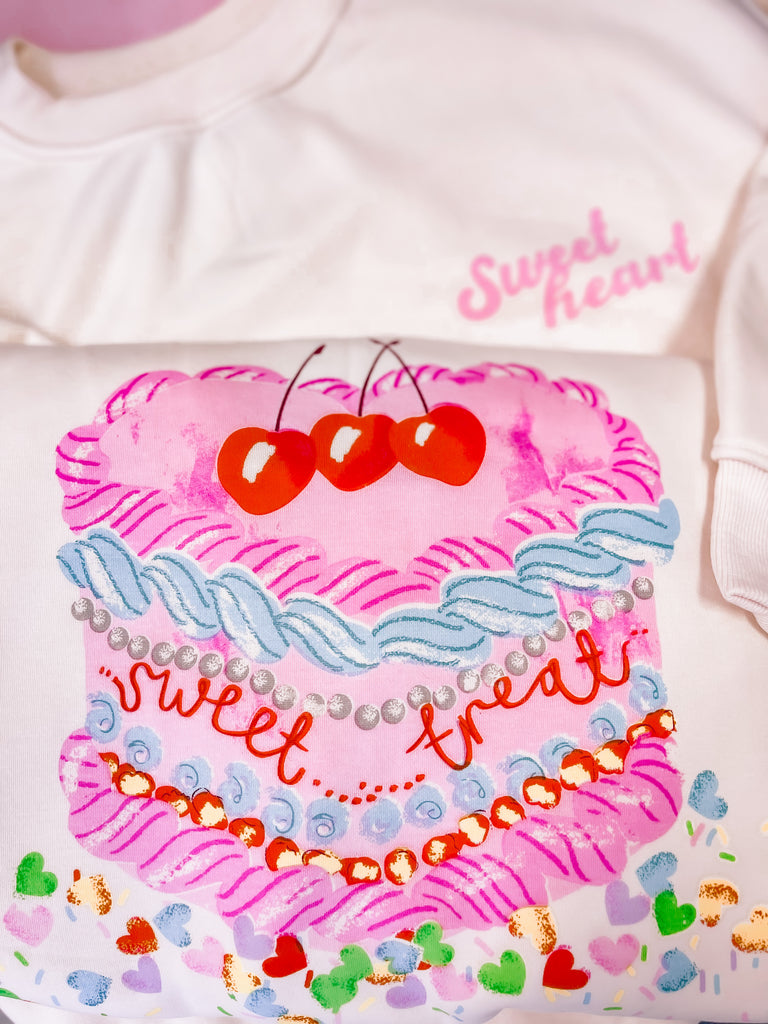 Sweet Heart Cake Sweatshirt
