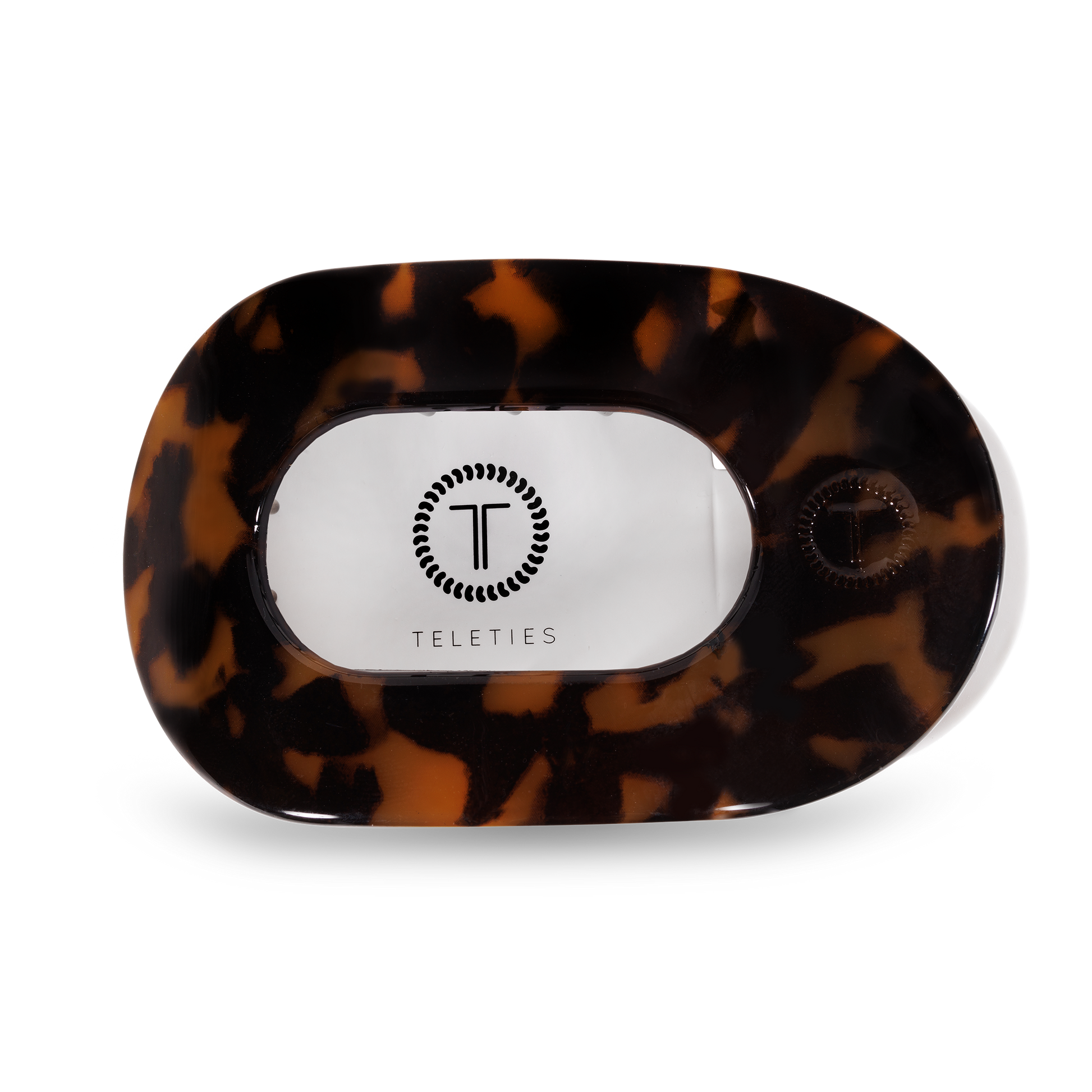 Round Flat Hair Clip | Large | Tortoise