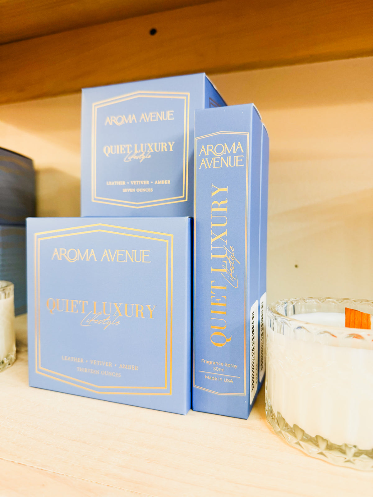 Aroma Avenue 7oz. Candle - Quiet Luxury
