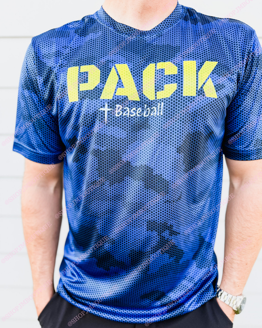 PRE ORDER Design 10 - Men's Camo Tee - Royal
