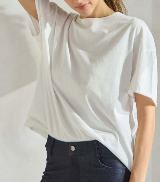 The Essential Raw Edge Oversized Tee