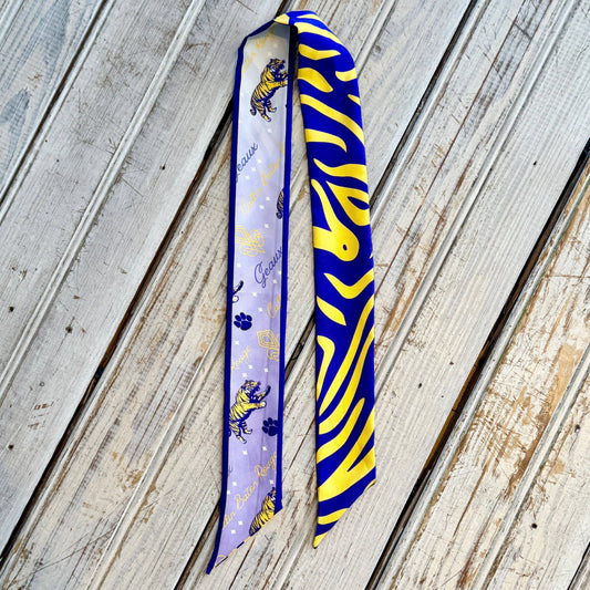 Geaux Silk Twilly Scarf