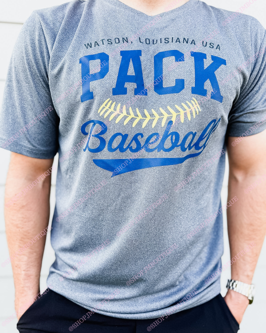PRE ORDER Design 5 - Men's Performance Tee - Grey Heather