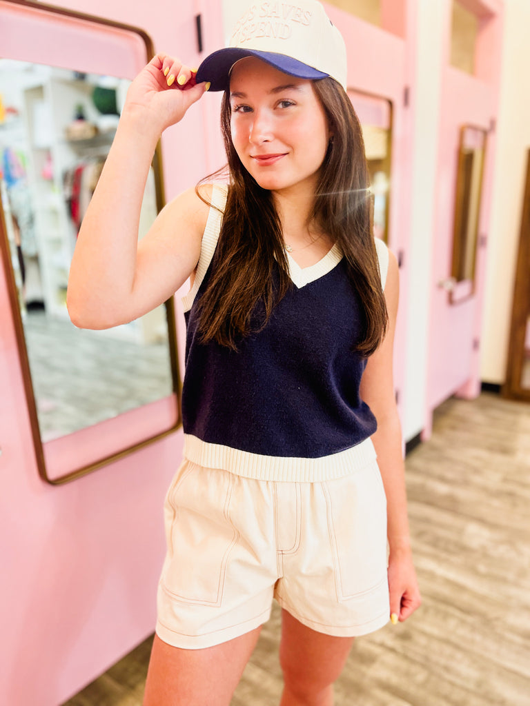Vivian V-Neck Sweater Vest