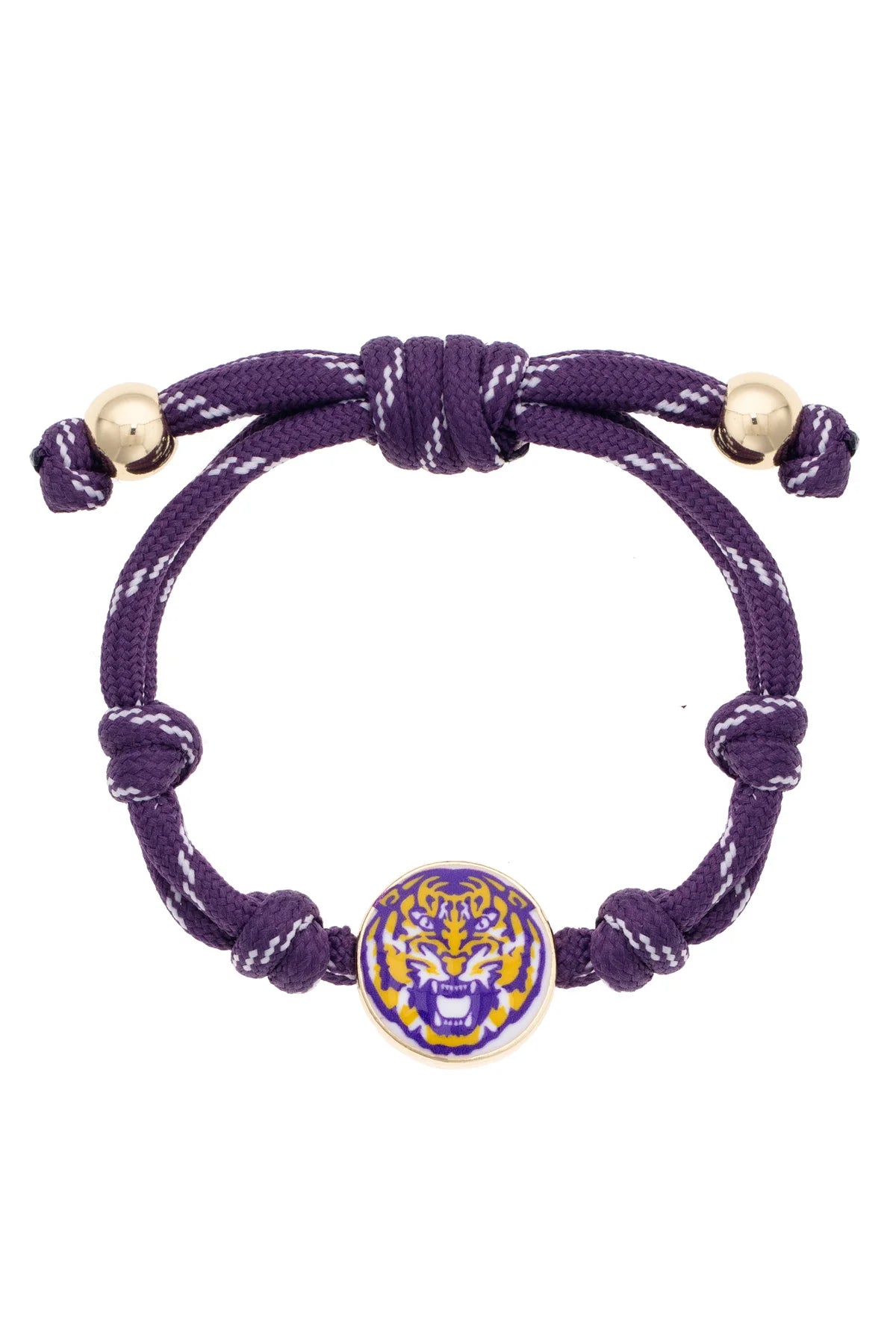 LSU Tigers Logo Paracord Bracelet