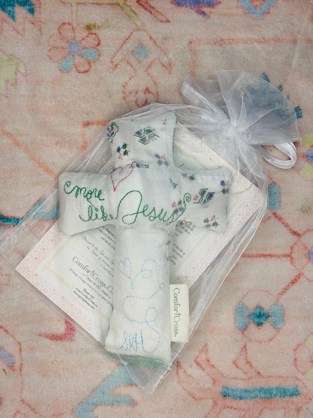 Comfort Crosses - Less Like Me (Green) - Lavender Scent
