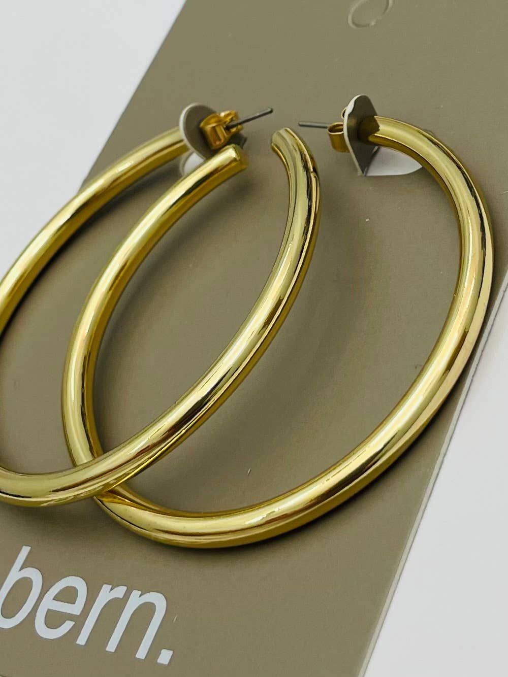 Golden Classic Hoop - Bright Matte Gold