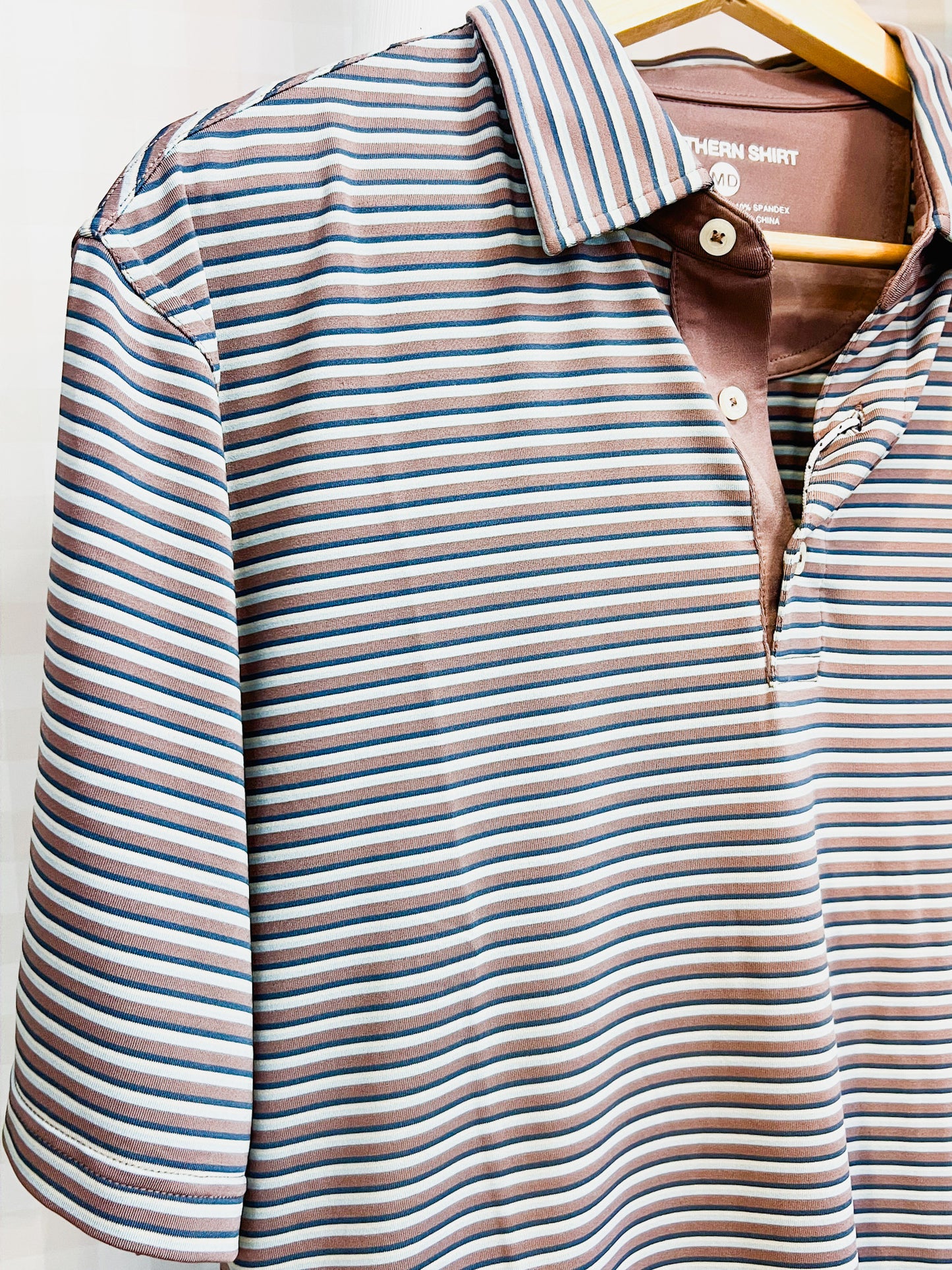 SSCO Crestline Stripe Polo - Lakeshore