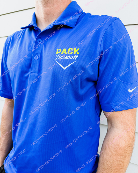 PRE ORDER Design 14 - Men's Nike Dri-Fit Polo - Game Royal