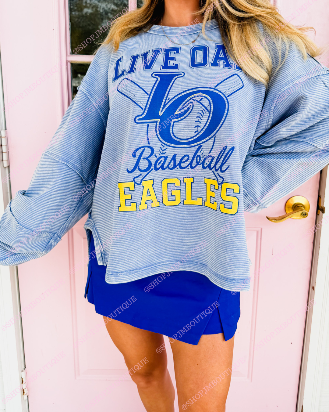 PRE-ORDER LO BASEBALL - DESIGN 4 - WOMEN'S RIBBED PULLOVER