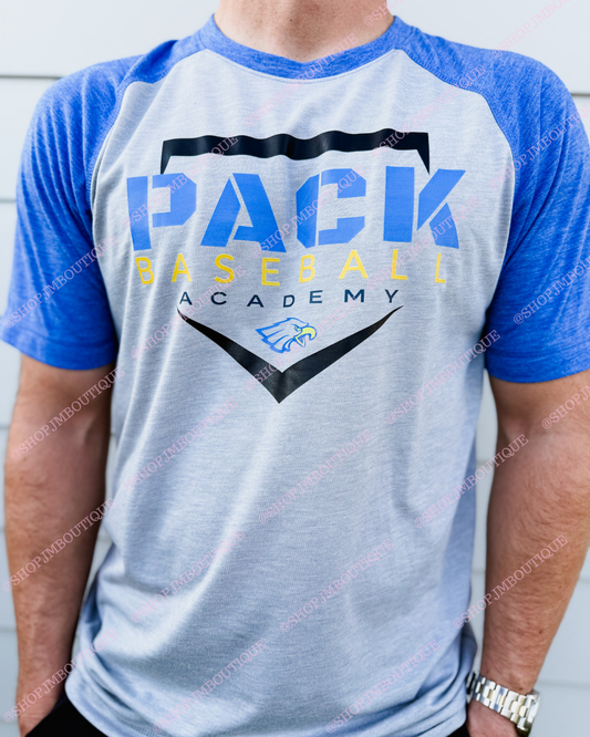 PRE ORDER Design 12 - Men's Performance Tee - Royal/Grey