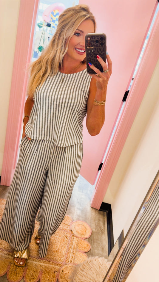 Z Supply Sloane Knit Striped Tank Top - Eclipse