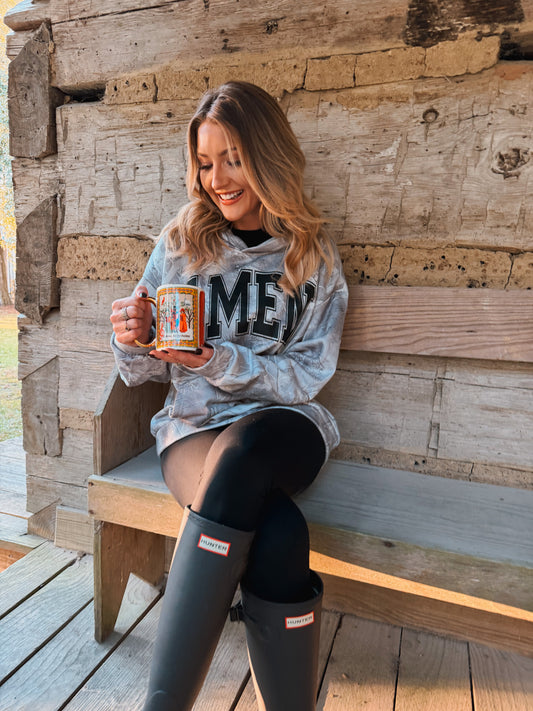 AMEN Camo Hoodie - Grey