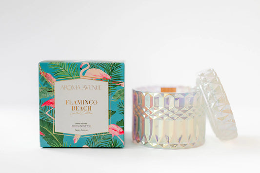 Aroma Avenue 7oz. Candle - Flamingo Beach