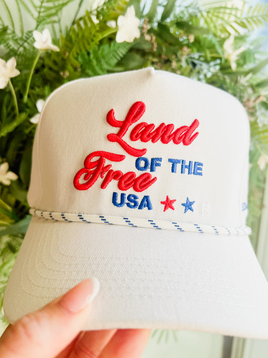 Land of the Free USA Hat