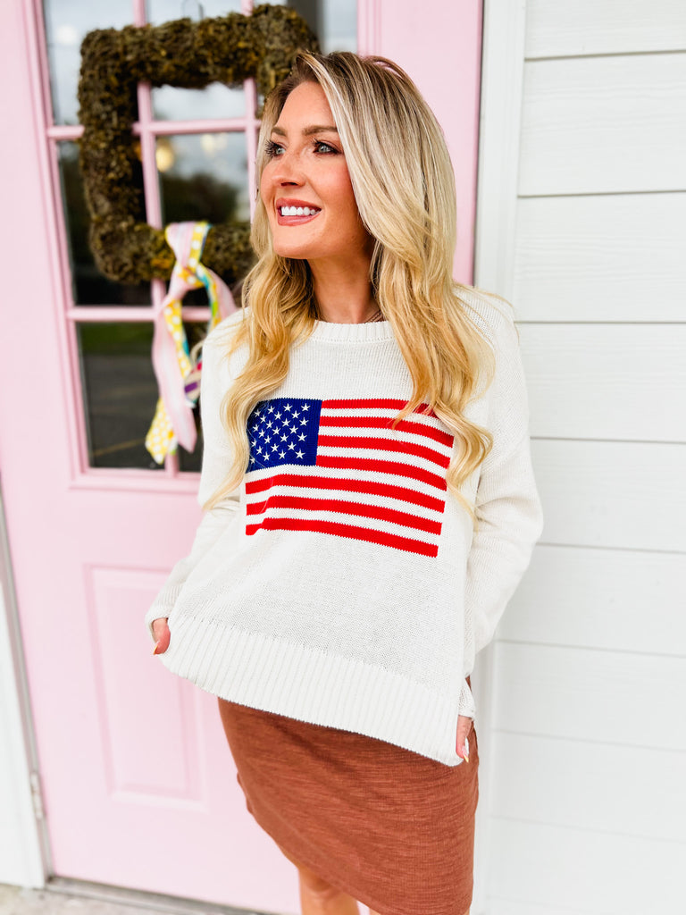 Z Supply Sienna Patriot Sweater - Sea Salt