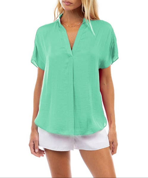 I Remember That Day Drop Shoulder Blouse