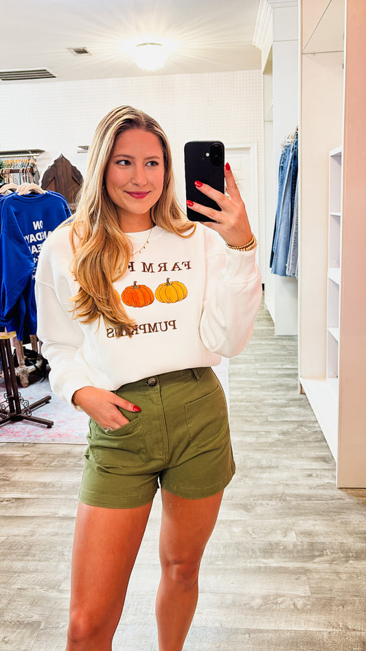 Farm Fresh Pumpkins Sweatshirt