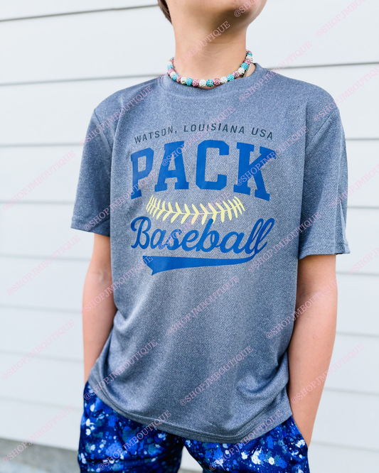 PRE ORDER Design 19 - Youth Performance Tee - Grey Heather