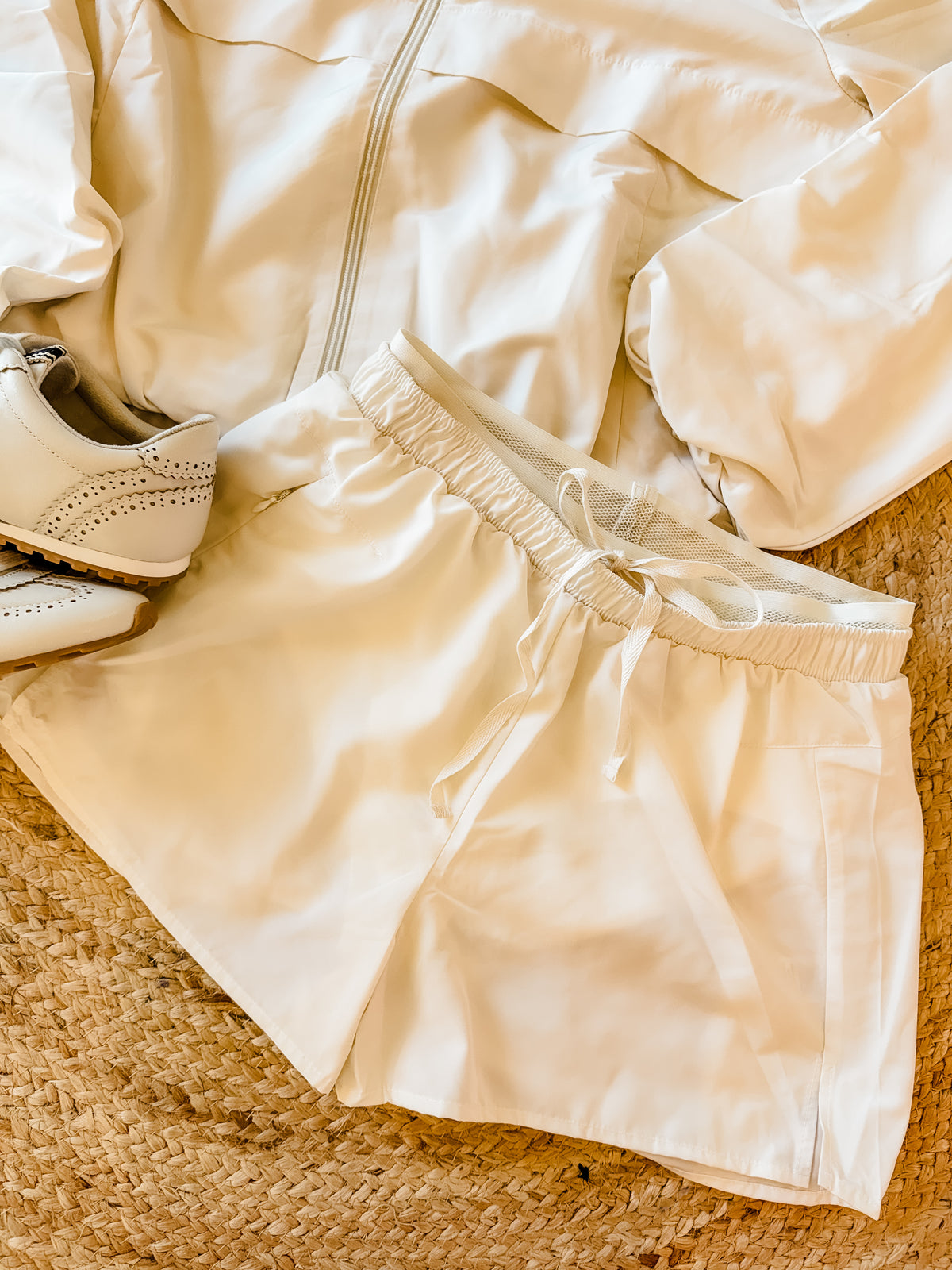 Sweet Life Lightweight Running Short - Cream