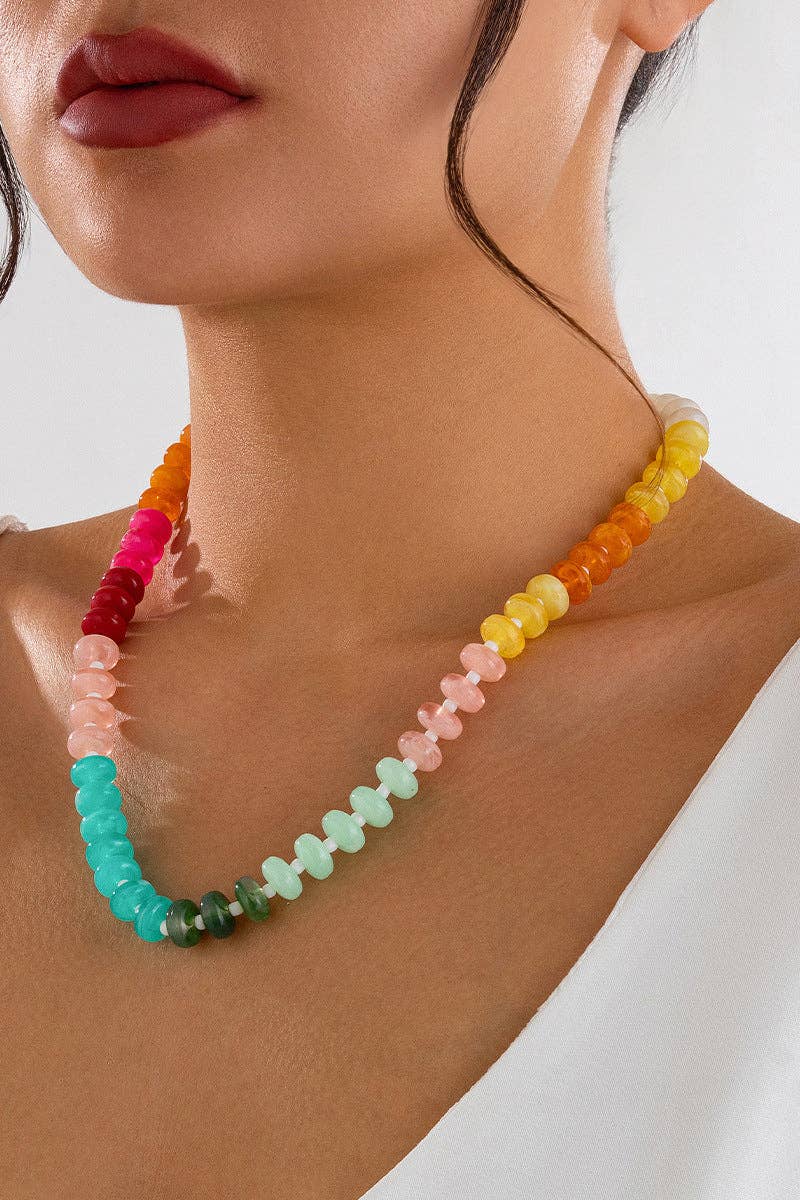Vibrant Beaded Necklace