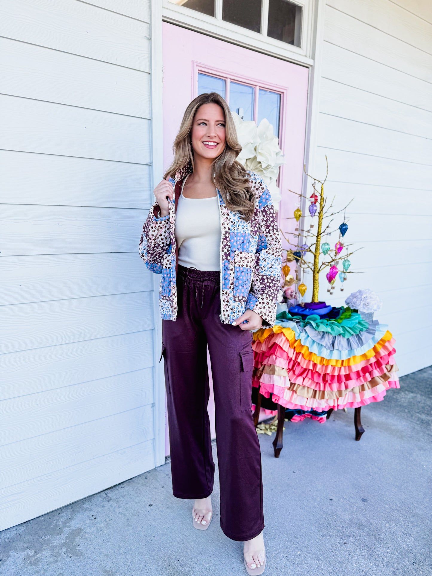 The Collector Patchwork Quilted Jacket - Blue Multi