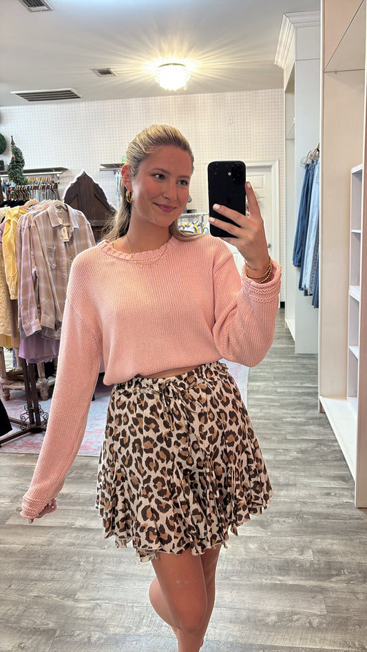 Wild Card Animal Print Skirt