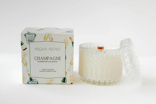 Aroma Avenue 13oz. Candle - Champagne