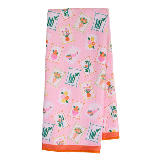 Waffle Tea Towel - It's Mahj Time